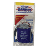 BAND IT® Trash Can Loops, for 5 gal to 20 gal Can, 0.25" x 16", Black, 36/Carton (AMY40515) Case of 36