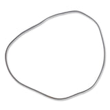 BAND IT® Trash Can Loops, for 32 gal to 55 gal Cans, 0.25" x 25", Gray, 36/Carton (AMY44455) Case of 36