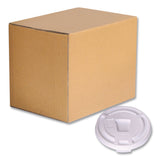 WinCup® Plastic Lids for Foam Cups and Bowls, Drink-Thru, Fits 10 oz Hot Cups, White, 1,000/Carton (WCP222064) Case of 1000