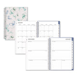 Blue Sky® Lindley Weekly/Monthly Planner, Lindley Floral Artwork, 8 x 5, White/Blue/Green Cover, 12-Month (Jan to Dec): 2026 (BLS101579) Each