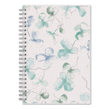 Blue Sky® Lindley Weekly/Monthly Planner, Lindley Floral Artwork, 8 x 5, White/Blue/Green Cover, 12-Month (Jan to Dec): 2026 (BLS101579) Each