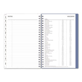 Blue Sky® Lindley Weekly/Monthly Planner, Lindley Floral Artwork, 8 x 5, White/Blue/Green Cover, 12-Month (Jan to Dec): 2026 (BLS101579) Each
