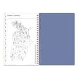 Blue Sky® Lindley Weekly/Monthly Planner, Lindley Floral Artwork, 8 x 5, White/Blue/Green Cover, 12-Month (Jan to Dec): 2026 (BLS101579) Each