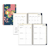 Blue Sky® Day Designer Peyton Create-Your-Own Cover Weekly/Monthly Planner, Floral Artwork, 8 x 5, Navy Cover, 12-Month (Jan-Dec): 2026 (BLS103620) Each