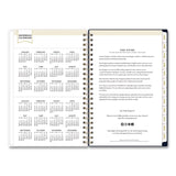 Blue Sky® Day Designer Peyton Create-Your-Own Cover Weekly/Monthly Planner, Floral Artwork, 8 x 5, Navy Cover, 12-Month (Jan-Dec): 2026 (BLS103620) Each