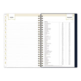 Blue Sky® Day Designer Peyton Create-Your-Own Cover Weekly/Monthly Planner, Floral Artwork, 8 x 5, Navy Cover, 12-Month (Jan-Dec): 2026 (BLS103620) Each