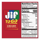 Jif® Creamy Peanut Butter Cups, 1.1 oz Cup, 8/Box (SMU65642) Box of 8