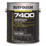 Rust-Oleum® High Performance 7400 System 450 VOC DTM Alkyd Enamel Paint, Gloss Safety Yellow, 1 gal. Bucket/Pail, 2/Carton (RST944402) Case of 2
