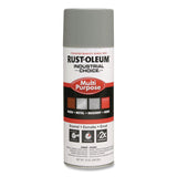 Rust-Oleum® Industrial Choice 1600 System Multi-Purpose Enamel Spray Paint, Gloss Dove Gray, 12 oz Aerosol Can, 6/Carton (RST1684830) Case of 6