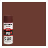 Rust-Oleum® Industrial Choice 1600 System Multi-Purpose Enamel Spray Paint, Flat Red, 12 oz Aerosol Can, 6/Carton (RST1667830) Case of 6