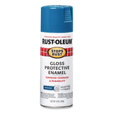 Rust-Oleum® Stops Rust Spray Paint, Gloss Blue, 12 oz Aerosol Can, 6/Carton (RST7727830) Case of 6