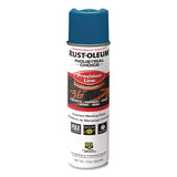 Rust-Oleum® Industrial Choice M1600 System Solvent-Based Precision Line Marking Paint, Flat Blue, 17 oz Aerosol Can, 12/Carton (RST203022V) Case of 12