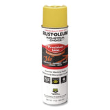 Rust-Oleum® Industrial Choice M1600 System Solvent-Based Precision Line Marking Paint, Flat Hi-Vis Yellow, 17 oz Aerosol Can, 12/Carton (RST203025V) Case of 12