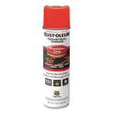 Rust-Oleum® Industrial Choice M1600 System Solvent-Based Precision Line Marking Paint, Flat Fluorescent Red-Orange,17oz Aerosol Can,12/CT (RST203028V) Case of 12