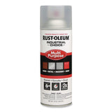 Rust-Oleum® Industrial Choice 1600 System Multi-Purpose Enamel Spray Paint, Gloss Crystal Clear, 12 oz Aerosol Can, 6/Carton (RST1610830) Case of 6