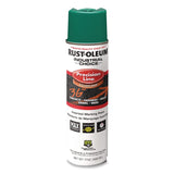 Rust-Oleum® Industrial Choice M1600 System Solvent-Based Precision Line Marking Paint, Flat Green, 17 oz Aerosol Can, 12/Carton (RST1634838V) Case of 12