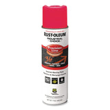 Rust-Oleum® Industrial Choice M1600 System Solvent-Based Precision Line Marking Paint, Flat Fluorescent Pink, 17 oz Aerosol Can,12/Carton (RST1661838V) Case of 12