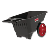 Suncast Commercial® 9 cu ft Yard Cart, 28 x 49.5 x 27.5, Resin, Black (SUAYCCPD9005PK) Each