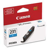 Canon® 6675C001 (CLI-231) Ink, 800 Page-Yield, Cyan (CNM6675C001) Each