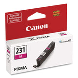Canon® 6676C001 (CLI-231) Ink, 800 Page-Yield, Magenta (CNM6676C001) Each