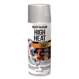 Rust-Oleum® Automotive High Heat Enamel Spray Paint, Flat Aluminum, 12 oz Aerosol Can, 6/Carton (RST248904) Case of 6