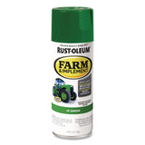 Rust-Oleum® Specialty Farm and Implement Spray Paint, Gloss John Deere Green, 12 oz Aerosol Can, 6/Carton (RST280124) Case of 6