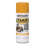Rust-Oleum® Specialty Farm and Implement Spray Paint, Gloss Caterpillar Yellow, 12 oz Aerosol Can, 6/Carton (RST280140) Case of 6