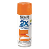 Rust-Oleum® Painter's Touch 2X Ultra Cover Spray Paint, Gloss Real Orange,12 oz Aerosol Can, 6/Carton (RST334043) Case of 6