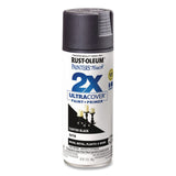 Rust-Oleum® Painter's Touch 2X Ultra Cover Spray Paint, Satin Canyon Black, 12 oz Aerosol Can, 6/Carton (RST346951) Case of 6