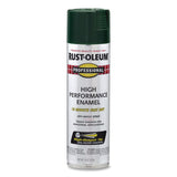 Rust-Oleum® Professional Spray Paint, Gloss Hunter Green, 15 oz Aerosol Can, 6/Carton (RST7538838) Case of 6