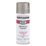 Rust-Oleum® Stops Rust Bright Coat Spray Paint, Metallic Aluminum, 11 oz Aerosol Can, 6/Carton (RST7715830) Case of 6