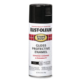 Rust-Oleum® Stops Rust Spray Paint, Gloss Black, 12 oz Aerosol Can, 6/Carton (RST7779830) Case of 6