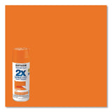 Rust-Oleum® Painter's Touch 2X Ultra Cover Spray Paint, Gloss Real Orange,12 oz Aerosol Can, 6/Carton (RST334043) Case of 6