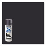 Rust-Oleum® Painter's Touch 2X Ultra Cover Spray Paint, Satin Canyon Black, 12 oz Aerosol Can, 6/Carton (RST346951) Case of 6