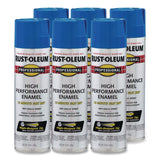 Rust-Oleum® Professional Spray Paint, Gloss Safety Blue, 15 oz Aerosol Can, 6/Carton (RST7524838CT) Case of 6