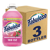 Fabuloso® Multi-Use Cleaner, Watermelon Scent, 128 oz Bottle, 3/Carton (CPC61051624) Case of 3