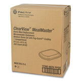 Pactiv Evergreen Clearview MealMaster Rectangle Container Dome, 8.12 x 6.5, Clear, 252/Carton (PCTYCN8462HPPD) Case of 252