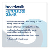 Boardwalk® Neutral Floor Cleaner, Lemon Scent, 1 gal Bottle, 4/Carton (BWK4855) Case of 4