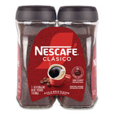 Nescafé® Clasico Dark Roast Instant Coffee, 21 oz Jar, 2/Carton (GRR22002635) Case of 2