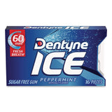 Dentyne Ice® Sugarless Gum, Peppermint Flavor, 16 Pieces/Pack, 12 Packs/Carton (GRR22002647) Case of 12