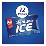 Dentyne Ice® Sugarless Gum, Peppermint Flavor, 16 Pieces/Pack, 12 Packs/Carton (GRR22002647) Case of 12