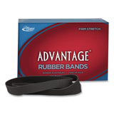 Alliance® Advantage Classic Black Rubber Bands, Size 107, 0.06" Gauge, 1 lb Box, 40/Box (ALL58075) Each