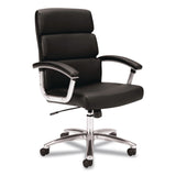 HON® HVL103 Executive High Back Chair, 18" to 21" Seat Height, Black Seat, Black Back, Chrome Base (BSXVL103SB11) Each