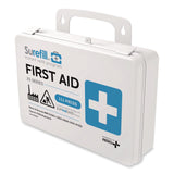 SUREFILL™ 25 ANSI 2021 A+ First Aid Kit, 111 Pieces, Weatherproof Plastic Case (AOHSF25AW) Each