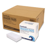 Boardwalk® Eraser Pads, 2.5 x 4.5, 1" Thick, White, 6 Pads/Pack, 6 Packs/Carton (BWKERASERPAD) Case of 6
