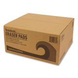 Boardwalk® Eraser Pads, 2.5 x 4.5, 1" Thick, White, 6 Pads/Pack, 6 Packs/Carton (BWKERASERPAD) Case of 6