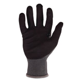 ergodyne® ProFlex 7043 ANSI A4 Nitrile Coated CR Gloves, EN388: 4X42D, 10" Long, XX-Small (5), Gray, Pair (EGO10520) 1 Pair