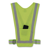 ergodyne® GloWear 8045X Hi-Vis Safety Vest, Polyester, One Size, Lime (EGO20090) Each