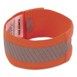 ergodyne® GloWear 8100 Hi-Vis Arm/Leg Band with Hook and Loop, Large/X-Large, Orange, 2/Pack (EGO29022) Each