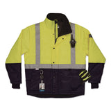ergodyne® N-Ferno 6478 Class 2 Hi-Vis Freezer Jacket, X-Small, Lime (EGO41271) Each